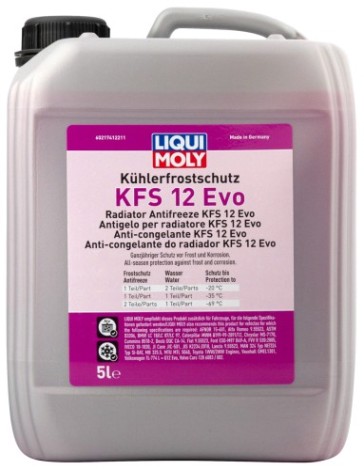 Антифриз-концентрат LIQUI MOLY Kühlerfrostschutz KFS 12 Evo 5 л. светло-красный 21741 [21741]