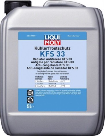 Антифриз-концентрат LIQUI MOLY Kuhlerfrostschutz KFS 33 5 л. синий 21131 [21131]