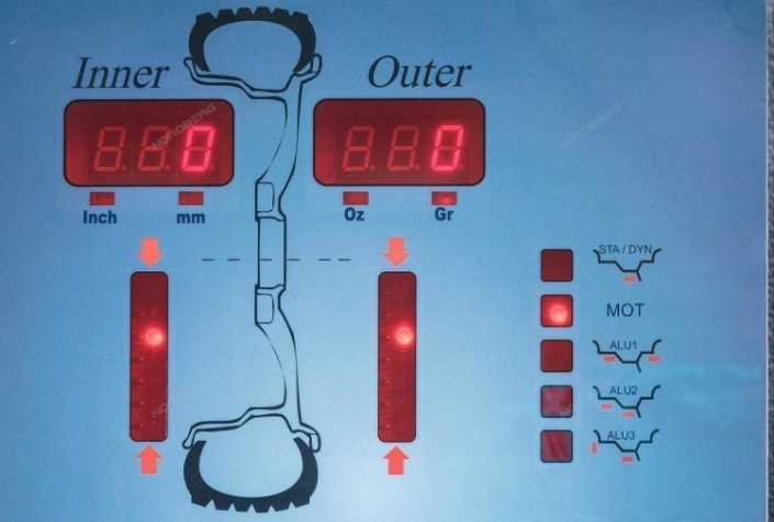 Балансировочный стенд NORDBERG 4524C с ручным вводом параметров, серый [ЦБ-00019707]