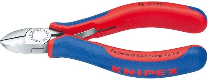 Бокорезы диагональные для электромеханика KNIPEX 7612125 125 мм [KN-7612125]