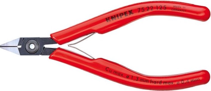 Бокорезы диагональные для электроники KNIPEX 7532125 125 мм [KN-7532125]