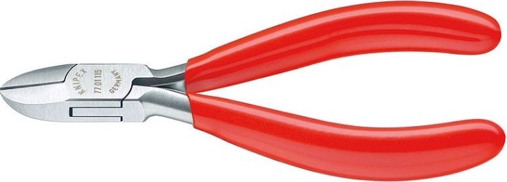 Бокорезы диагональные для электроники KNIPEX 7701115 115 мм [KN-7701115]