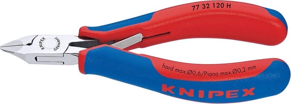 Бокорезы диагональные для электроники KNIPEX 7732120H 120 мм [KN-7732120H]
