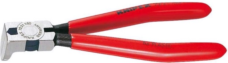 Бокорезы диагональные для пластмассы KNIPEX 7221160 160 мм [KN-7221160]