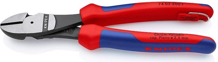 Бокорезы диагональные силовые KNIPEX 7402200T 200 мм [KN-7402200T]