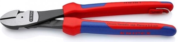 Бокорезы диагональные силовые KNIPEX 7402250T 250 мм [KN-7402250T]