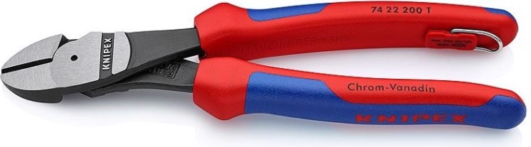 Бокорезы диагональные силовые KNIPEX 7422200T 200 мм [KN-7422200T]