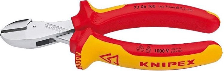 Бокорезы диэлектрические KNIPEX X-Cut 7306160 1000 V, 160 мм [KN-7306160]