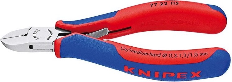 Бокорезы для электроники KNIPEX 7722115 115 мм [KN-7722115]
