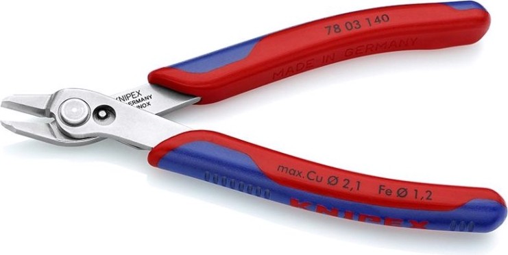 Бокорезы для электроники KNIPEX Electronic Super Knips® XL 7803140 140 мм [KN-7803140]