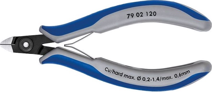 Бокорезы для электроники прецизионные KNIPEX 7902120 120 мм [KN-7902120]