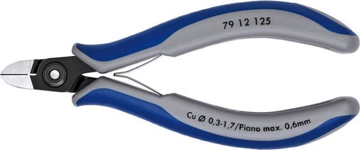 Бокорезы для электроники прецизионные KNIPEX 7912125 125 мм [KN-7912125]