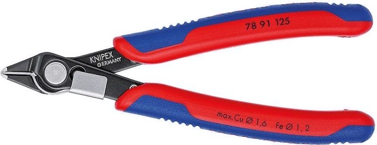 Бокорезы KNIPEX 7891125 electronic super прецизионные для тонких работ 125 [KN-7891125]