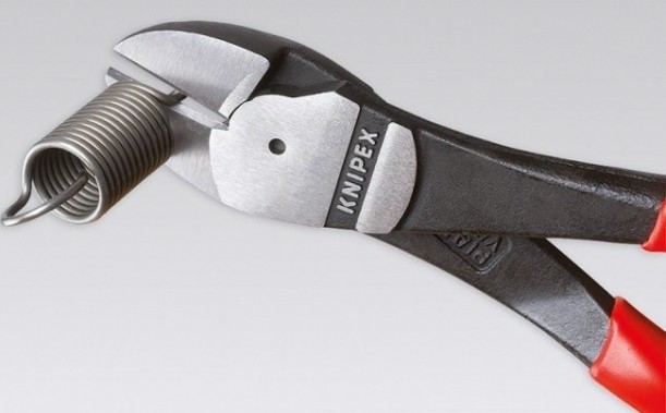 Бокорезы KNIPEX KN-7421250 особо мощные, губки 12°, 250 мм, обливные ручки