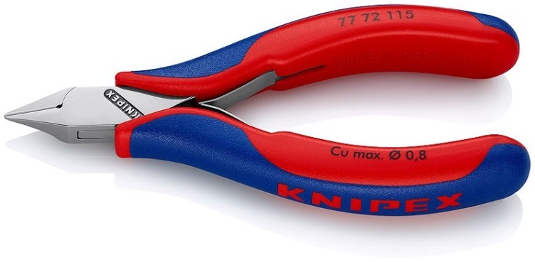 Бокорезы KNIPEX KN-7772115SB для электроники