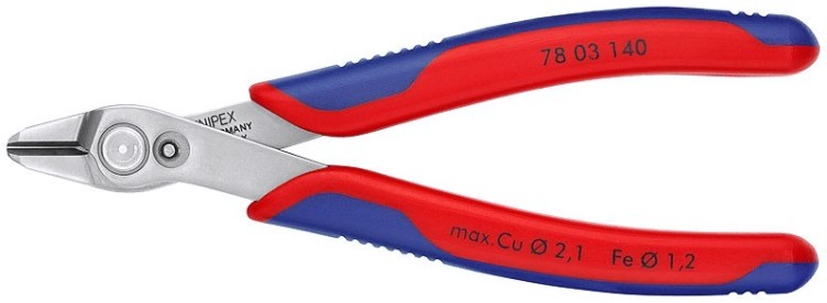 Бокорезы KNIPEX KN-7803140SB Electronic Super Knips XL прецизионные