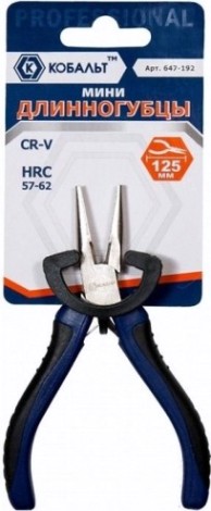 Длинногубцы мини Кобальт 647-192 125 мм