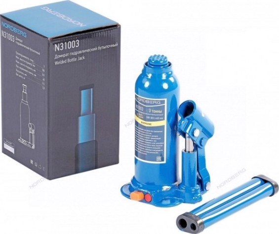 Домкрат бутылочный NORDBERG N31003 3 т [N31003]