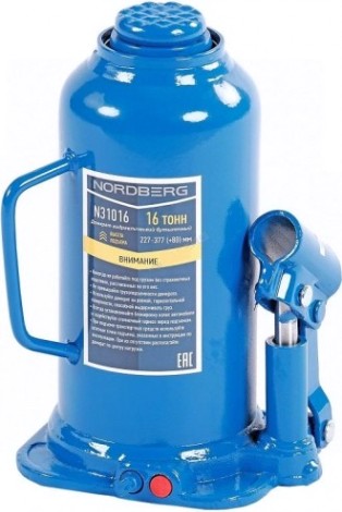 Домкрат бутылочный NORDBERG N31016 16 т [N31016]