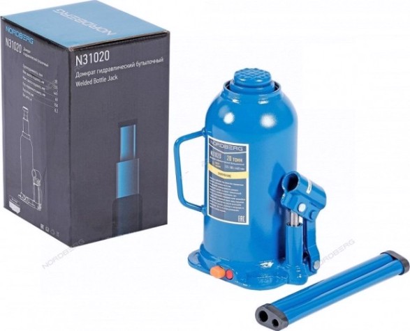 Домкрат бутылочный NORDBERG N31020 20 т [N31020]