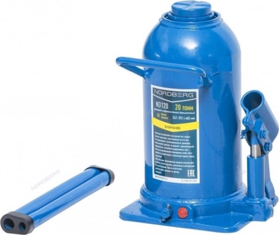 Домкрат бутылочный NORDBERG N3120 20т. [ЦБ-00001383]