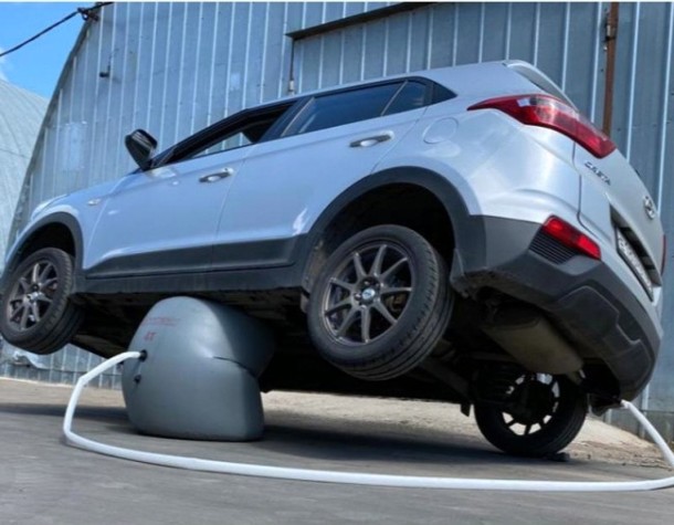 Домкрат надувной СОРОКИН 3.692 (2 т - 50/400 мм)