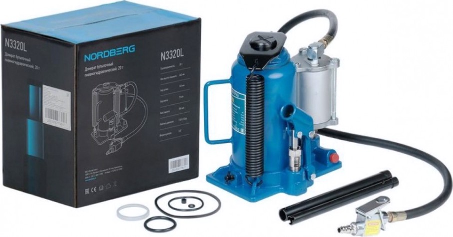Домкрат пневмо-гидравлический NORDBERG N3320L 20т [ЦБ-00016919]