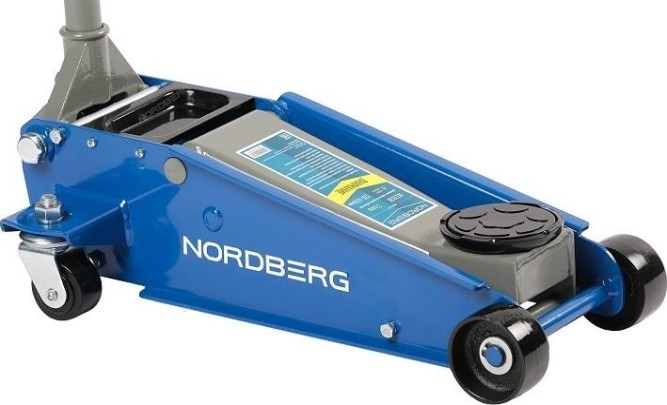Домкрат подкатной NORDBERG N32030 с резиновой насадкой (3,0 т - 120/450 мм) [ЦБ-00012274]