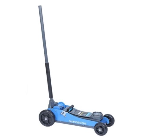 Домкрат подкатной NORDBERG N32031N с большими колесами, 3 т [N32031N]