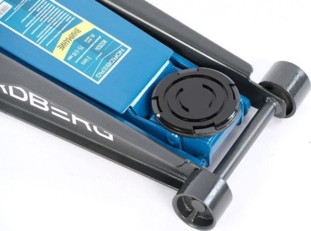 Домкрат подкатной NORDBERG N32034 супернизкий 3 тонн, h=75-510 мм [ЦБ-0008591]