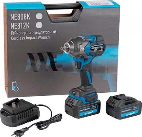 Гайковерт аккумуляторный NORDBERG NE808K [NE808K]