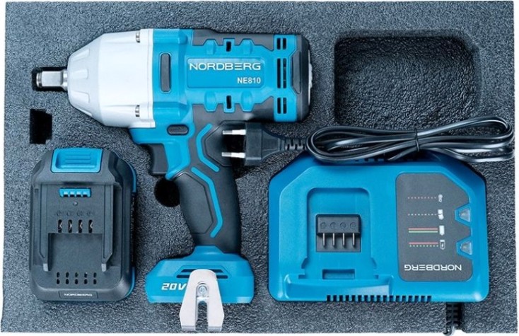 Гайковерт аккумуляторный NORDBERG NE810K [ЦБ-00016882]