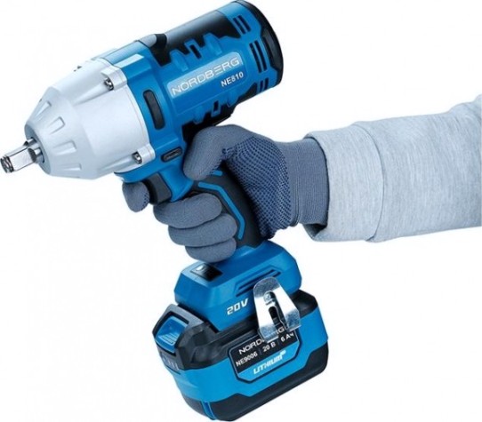 Гайковерт аккумуляторный NORDBERG NE810K [ЦБ-00016882]