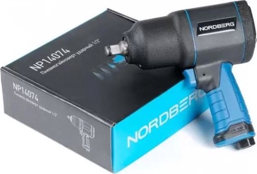 Гайковерт пневматический NORDBERG NP14074 ударный, 1/2", 745 Нм [ЦБ-0009541]