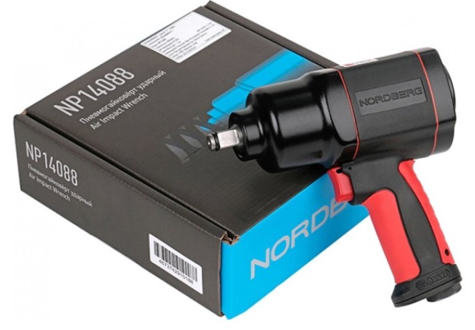Гайковерт пневматический NORDBERG NP14088 ударный 1/2", 850 нм