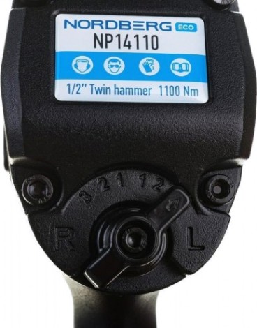 Гайковерт пневматический NORDBERG NP14110 ударный 1/2", 1100нм [ЦБ-00007060]