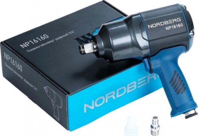 Гайковерт пневматический NORDBERG NP16160 ударный 3/4", 2000нм [ЦБ-0009011]