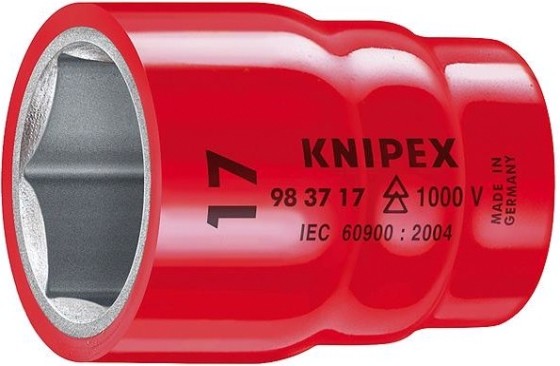 Головка торцевая диэлектрическая с посадкой 3/8" KNIPEX 983710 1000V, 10 мм [KN-983710]