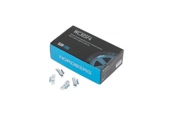 Грузики балансировочные NORDBERG WC30SF4 для стальных дисков Fe 30 г, 100 шт. [WC30SF4]