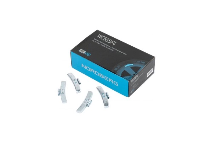 Грузики балансировочные NORDBERG WC50SF4 для стальных дисков Fe 50 г, 50 шт. [WC50SF4]