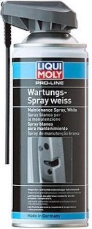Грязеотталкивающая белая смазка LIQUI MOLY Pro-Line Wartungs-Spray weiss 0,4 л 7387 [7387]