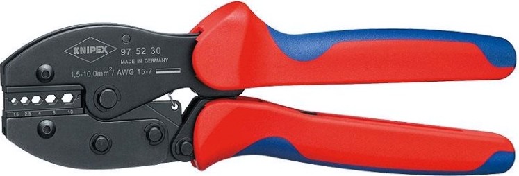 Инструмент для опрессовки кабельных наконечников KNIPEX 975230 IPEX 97 52 30 [KN-975230]