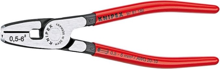 Инструмент для опрессовки концевых гильз KNIPEX 9781180 [KN-9781180]