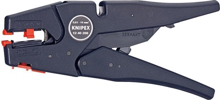 Инструмент для удаления изоляции автоматический KNIPEX 1240200 200 мм [KN-1240200]