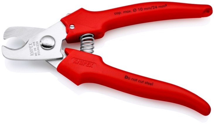 Кабелерез KNIPEX KN-9505165SB ø 10 мм, длина 165 мм