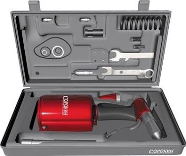 Клепальник пневматический СОРОКИН 2.35 в кейсе