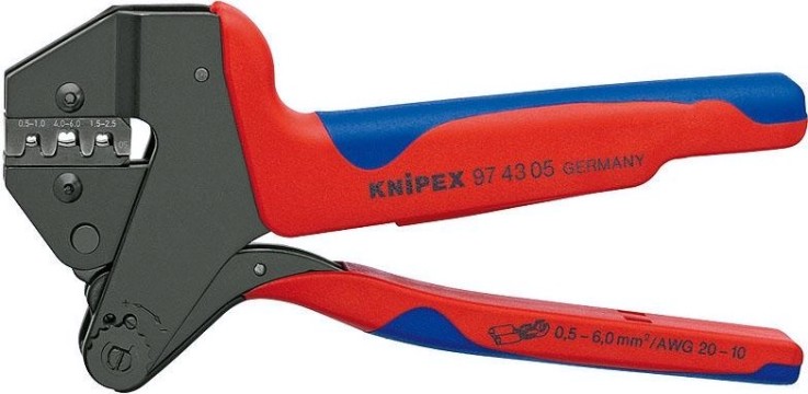 Клещи для опрессовки кабельных наконечников KNIPEX 974305 [KN-974305]