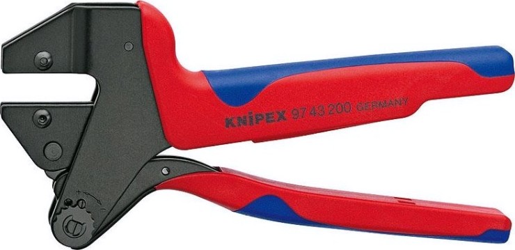Клещи для опрессовки кабельных наконечников KNIPEX 9743200A [KN-9743200A]