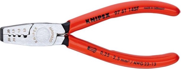 Клещи для опрессовки кабельных наконечников KNIPEX 9761145F [KN-9761145F]