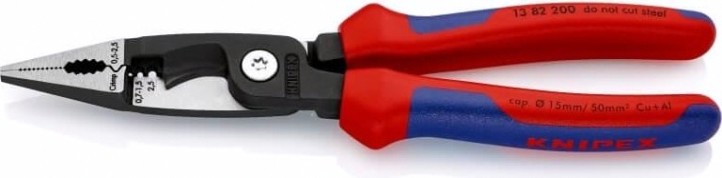 Клещи электромонтажные KNIPEX 1382200SB 200 мм [KN-1382200SB]